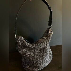 The Sak Black and Gray Hobo Bag